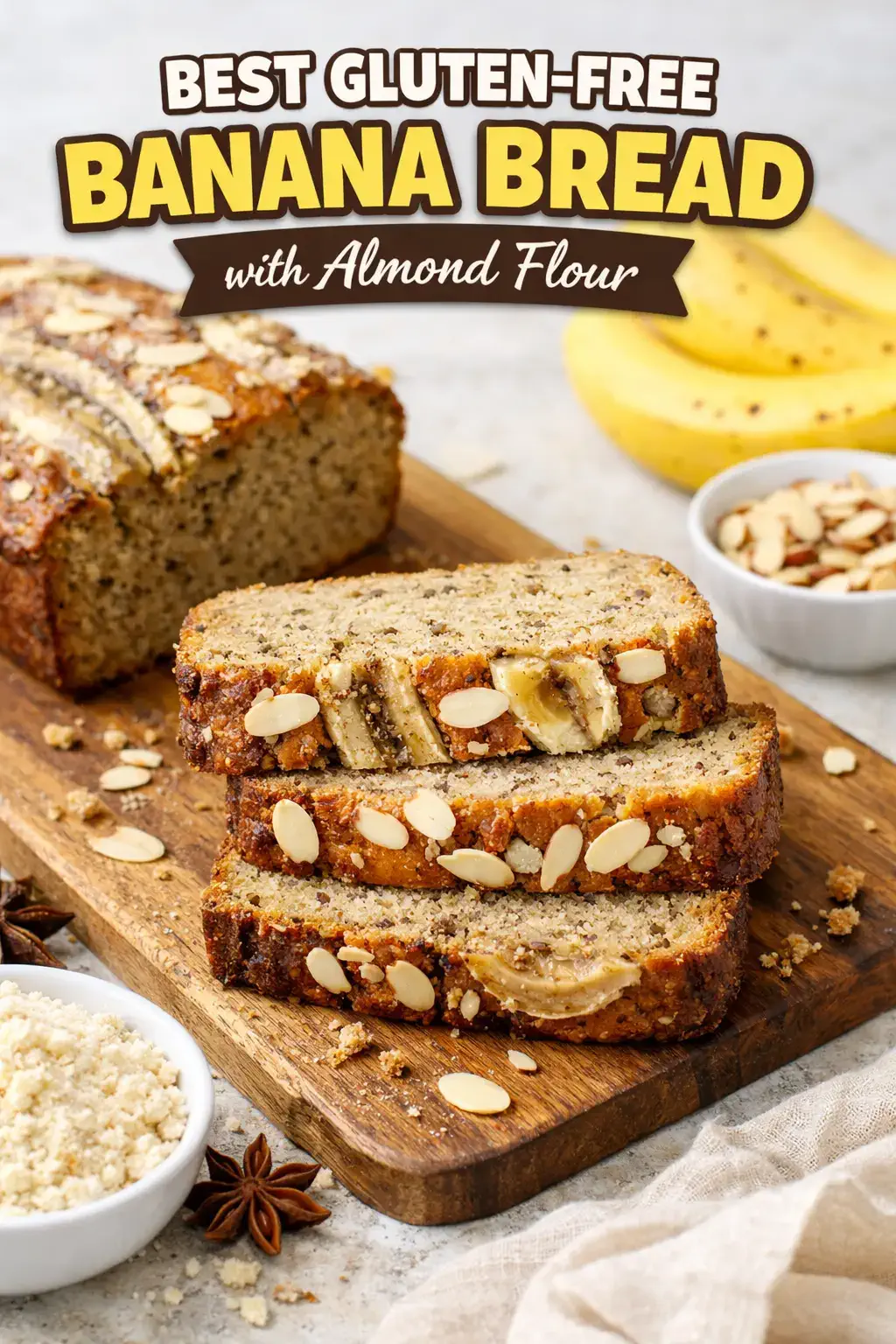 Photo de : The Best Gluten-Free Banana Bread (Almond Flour)