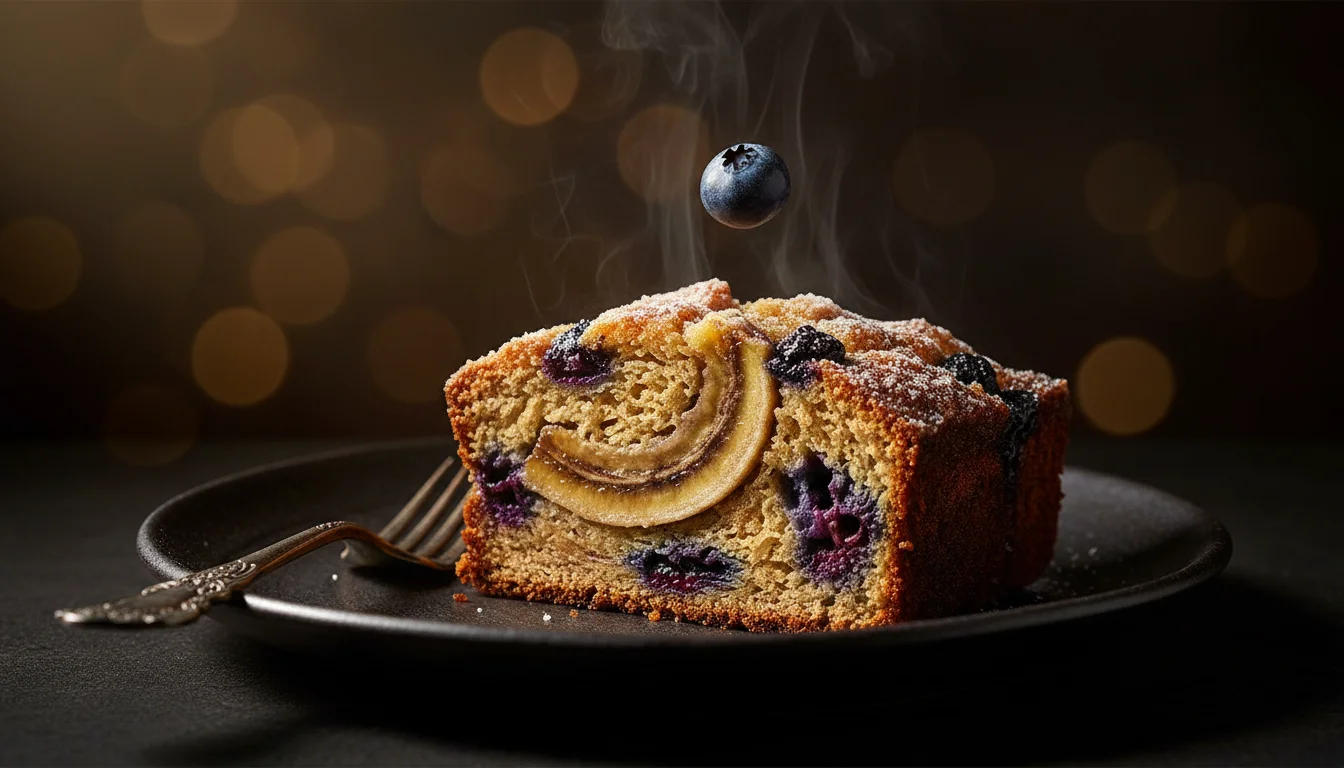 Photo de : Ultra-Moist Blueberry Banana Bread: The Science of Bursting Berries