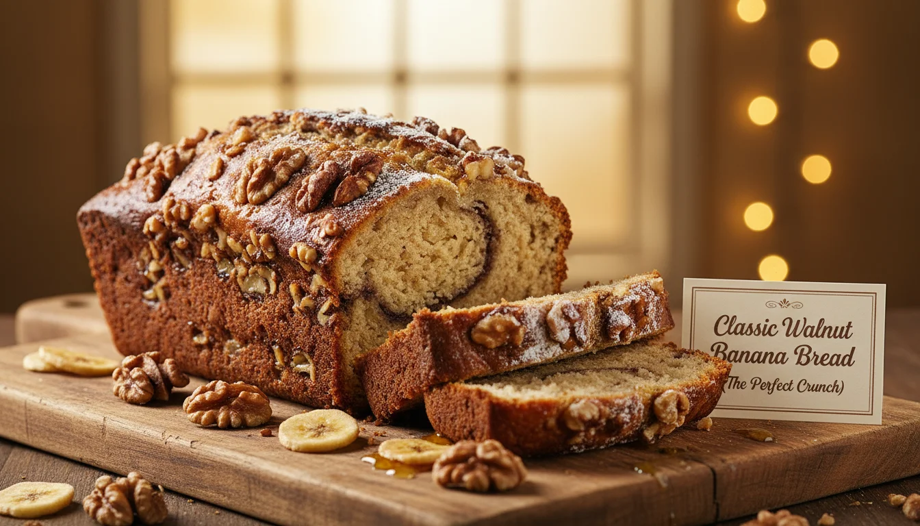 Photo de : The Ultimate Walnut Banana Bread: Secret to the Perfect Crunch