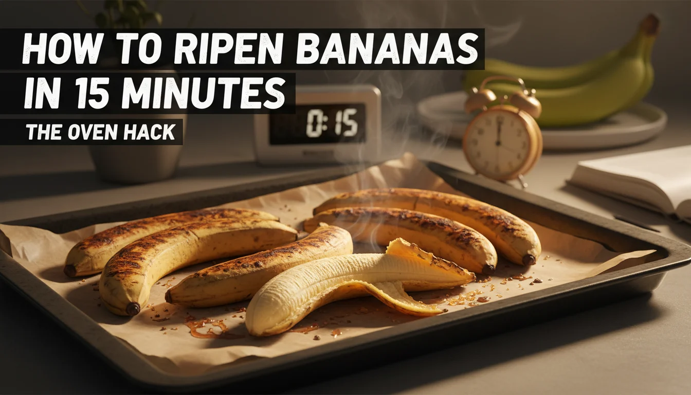 Photo de : Miracle 15-Minute Ripe Bananas: The Oven Hack That Saves Baking Day